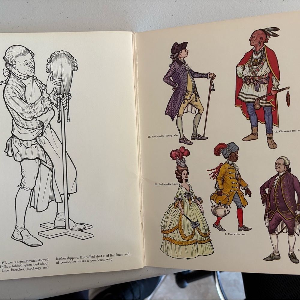Two Historical Coloring Books - Picture 4 of 14